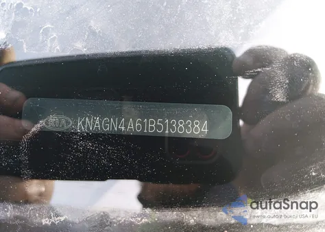 2011 Kia Optima Ex Turbo z USA, uszkodzony, nr VIN KNAGN4A61B5138384